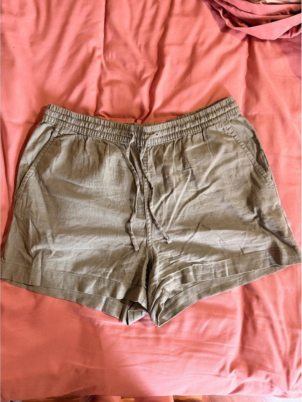 H&M Green Loose Shorts